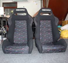 2 Jdm Recaro Sr3 Conffiti Seats Racing Porsche Eg Ek Mustang Auto Cars 45 Off Recaro Interieur