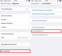 Iphone Homebildschirm Zurucksetzen Resetten