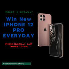 Giveaway Iphone 12 Pro Max Chance To Win A Free Iphone 12 Pro Max Free Gift Get Free Iphone Free Iphone Iphone