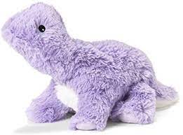 Amazon Com Intelex Warmies Microwavable French Lavender Scented Plush Purple Dinosaur One Size Health Personal Care Soft Toy Dinosaur Plush