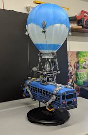 Battle royale 'battle bus' has come to life in the form of a hot air balloon which appears set to launch for e3. Artstation Battle Bus Lamp Mike Kime