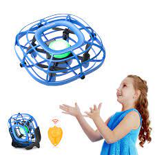 Eachine mini ufo quadcopter drone syma rc helicopter it is the top rated and best flying toys of 2021 in pakistan this helicopter is based on gyroscope technology that makes this rc helicopter the best one among all flying toys for kids. Mini Drone Levitation Ufo Drone Hand Operated Quad Induction Easy Controlled 2 Speed Mini Handheld Usb Fan Toys For Boys And Girls Tomzon A15 Blue Amazon Com Au Toys Games