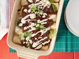 Easiest Ever Chicken Mole Enchiladas Marcela Valladolid Food Network Food Network Recipes Mexican Food Recipes Chicken Mole