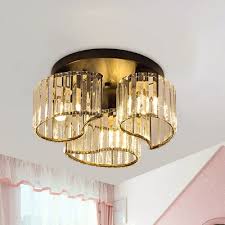 They are, in reality, coming in other types like square boxes, disc and inverted bowl. Petals Kitchen Ceiling Lamp Modernism Crystal 3 5 Light Black Flush Mount Light Fixture Beautifulhalo Com