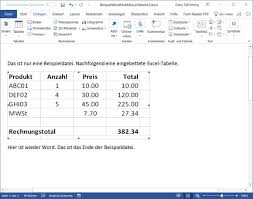 Walter angermeier ist maler und ein freund von privatdetektiv müller. Word Excel Tabelle Ohne Gitternetz Einbinden Onlinepc Ch