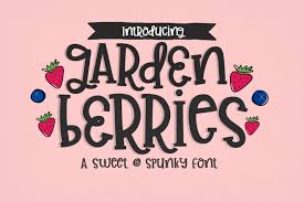 The best selection of script fonts for windows and macintosh. Garden Berries Handwritten Font 532490 Handwritten Font Bundles