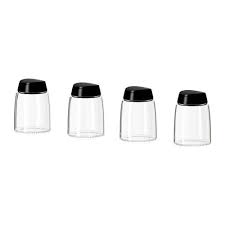 Ikea 365 Ihardig Spice Jar Glass Black Ikea Spice Jars Glass Spice Jars Ikea Spice Jars