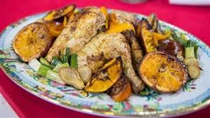 Make This Orange Roast Chicken With Fiery Salsa For Chinese New Year Recipe Chicken Dishes Asian Recipes Chicken Recipes