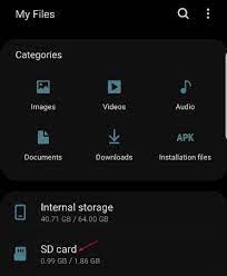 Then go to general and select apps option from the list. How To Transfer Files From Android Storage To An Internal Sd Card