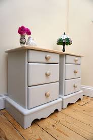 Laura Ashley Dove Grey Painted In Walnut Bedside Tables Walnut Bedside Table Laura Ashley Dove Grey Walnut Bedside