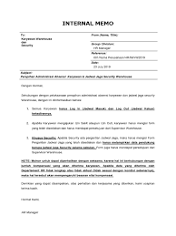 Berikut penjelasan hingga berbagai contoh surat pemberitahuan. Contoh Memo Internal Perusahaan Doc