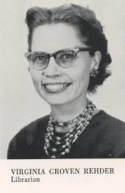 Faces to names of Faribault High School office staff from 1941