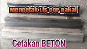 Anda bisa memulai dengan membuat area terlebih dahulu. Cara Mencetak Lis Profil Cor Pakai Cetakan Beton Cute766