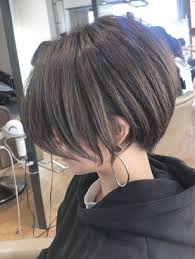 2021年冬 前下がりショートの髪型 ヘアアレンジ 人気順 ホットペッパービューティー ヘアスタイル ヘアカタログ 2021 ヘアカット 髪型 ボブ 40代 髪型