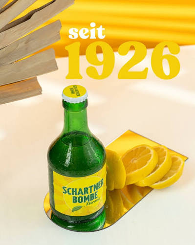 Retro? Ja und zwar richtig retro! Schartner Bombe gibt es nicht erst seit  den 1990er, 1980er oder 1970er-Jahren.... NEIN seit 1926 und darauf sind  wir richtig stolz! Österreichs legendäre Kultlimo feiert kommendes