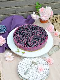 Pour the cream cheese mixture into the prepared pan. No Bake Heidelbeer Cheesecake Laktosefrei Ich Muss Backen