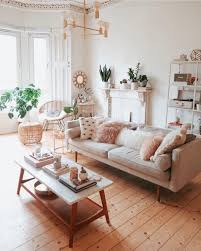Neutral Cream Tan And Peach Decor Bohemian Chic Room Decor Living Room Designs Home Living Room