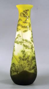 Emile Galle 1846 1904 Verre Art Deco Design Art Nouveau Fleurs Art Nouveau