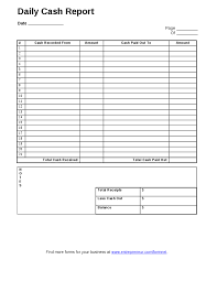 Cash log out daily cash report free office form template. P R I N T A B L E D A I L Y C A S H R E G I S T E R L O G Zonealarm Results