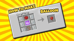 Place the latest on both the left and right rows, the lead on the bottom slow, helium in the middle, and the dye on the top slot, and you will . How To Make Balloons In Minecraft Education Mode T Developers