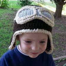 Aviator Hat, Crochet Aviator Hat, Crochet Flyboy Hat, Aviator Pilot Hat,  Aviator Photo Prop, Aviator Baby Nursery, Aviator Baby Shower Gift
