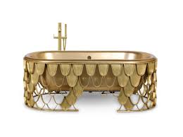 Amazing gallery of interior design and decorating ideas of gold and pink bathroom in bathrooms by elite interior designers. 5 Ideas To Add A Touch Of Gold To Your Bathroom Maison Valentina Blog