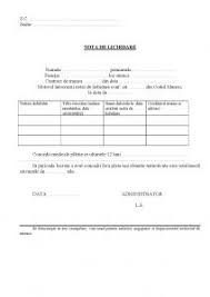 Totul Despre Nota De Lichidare Rol Cine O Foloseste Model