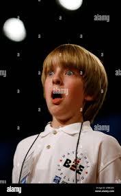 Andrew Lay, 12, of Stanley, N.C., gasps in shock after spelling the word  "Negus" correctly in the fifth round of the 2007 Scripps National Spelling  Bee in Washington, Thursday, May 31, 2007.