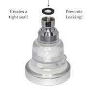 Shower Head Gasket Rubber Washer Creates A Seal To Prevent Leakage With  Wire Mes