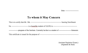 To whom it may concern letter sample is a greeting that is using traditionally for different purposes. Sample Letters To Whom It May Concern Top Form Templates