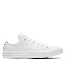 chuck taylor all star mono leather sneakers in white