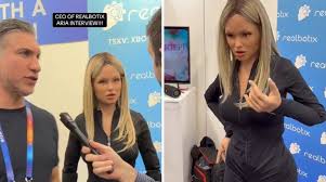 Makers of viral CES 2025 human-like robot speak on ties to the adult  industry