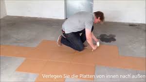 Video Flexi Tile Pvc Bodenbelag Als Garagenboden Youtube