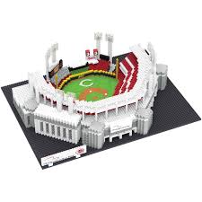 Cincinnati Reds Great American Ballpark Mlb 3d Brxlz Stadium Blocks Set