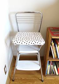 Refinished Vintage Cosco Stool Tag Tibby Design Stool Makeover Flipping Furniture Step Stool