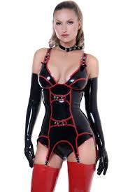Glamour Girl Latex Corselet Standard Sizes & Bespoke. See 