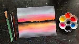 In today's watercolor painting idea video i'll show you how to paint and diy your own watercolor bookmarks step by step as the perfect diy gift idea! How To Paint Sunsets In Watercolor