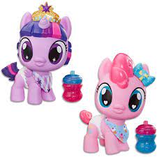There was a large collection of figurines made during generation 1, with figures depicting single or multiple ponies in scenes. My Little Pony Baby Pony Dolls Assorted Big W