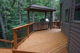For regular clash royale users, try. Custom Designed Multi Level Deck With Outdoor Covered Grilling Area And Screen I Rustikal Terrasse Chicago Von Miles Bradley Building And Remodeling Houzz