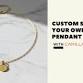 Custom Stamp Your Own Gold Pendant Necklace event image