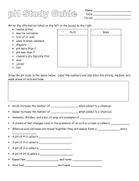 Ph Study Guide Worksheet Jpg 640 828 Study Guide Chemistry Classroom Study