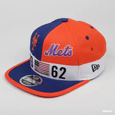 Snapback New Era 950 Mlb Colour Block Lg Ny Mets Orange Dark Blue White For 26 Ny Mets Color Blocking New Era