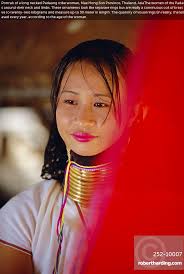 Portrait of a long necked