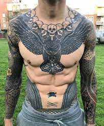 Pin By Flip Trooster On Inked Men Cool Chest Tattoos Chest Tattoo Men Badass Tattoos