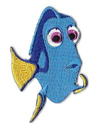 Dory Finding Dory Movie Nemo Embroidered Iron On Applique Patch Br Disney Patches Embroidered Patches Cute Patches