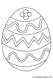 The Learning Site Easter Egg Template Easter Coloring Pictures Easter Egg Coloring Pages
