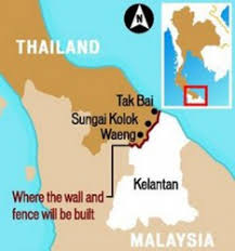 Thailand and malaysia will today discuss the possibility of building a wall between the two countries in an attempt to combat. Malaysia Thailand Build Wall Along Border Investvine