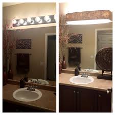 My New Bathroom Light Cover Courtesy Of Http M Vanityshadesofvegas Com Url Http Www Vanityshadeso Diy Light Fixtures Fixtures Diy Bathroom Light Fixtures