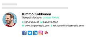 You may even be able to handle this process on your phone with a free email signature generator for iphone. Free Email Signature Generator Templates By Designhill
