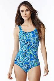Women S Tugless One Piece Swimsuit Soft Cup From Lands End Shopswell One Piece Women Swimsuits Swimsuits
